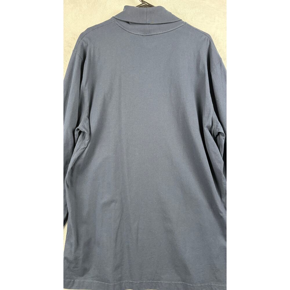 L.L.Bean Men’s Long Sleeve Turtleneck – Navy – Size Large Tall - Picture 4 of 6